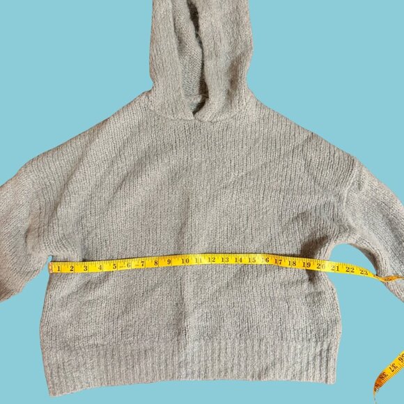 🩶 The Group by Babaton Alpaca Wool Blend Knit Hoodie (Size 2) - Picture 5 of 7
